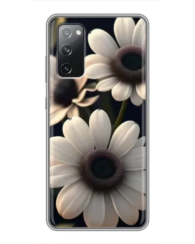 Чехол для Samsung Galaxy S20 FE с картинкой «Белые маргаритки макро»