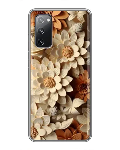 Чехол для Samsung Galaxy S20 FE с картинкой «Бежевый флористический декор»
