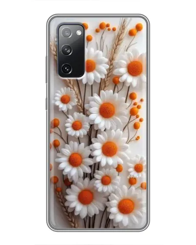 Чехол для Samsung Galaxy S20 FE с картинкой «Белые сухоцветы»