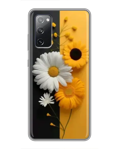 Чехол для Samsung Galaxy S20 FE с картинкой «Подсолнух и ромашка»