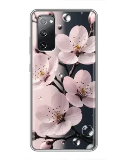 Чехол для Samsung Galaxy S20 FE с картинкой «Нежная сакура и капли» Чехол для Samsung Galaxy S20 FE с картинкой «Нежная сакура и капли»