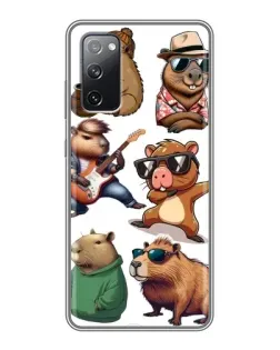 Чехол для Samsung Galaxy S20 FE с картинкой «Крутые капибары музыканты»