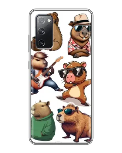 Чехол для Samsung Galaxy S20 FE с картинкой «Крутые капибары музыканты» Чехол для Samsung Galaxy S20 FE с картинкой «Крутые капибары музыканты»