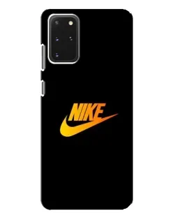 Чехол для Samsung Galaxy S20 Plus с картинкой «Золотой логотип Nike»