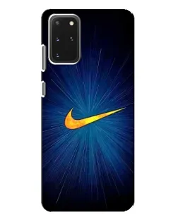 Чехол для Samsung Galaxy S20 Plus с картинкой «Синий пульс Nike»