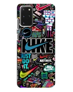 Чехол для Samsung Galaxy S20 Plus с картинкой «Яркий коллаж Nike»