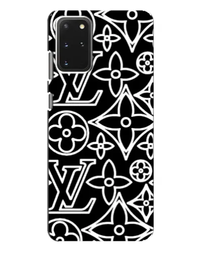 Чехол для Samsung Galaxy S20 Plus с картинкой «Черно-белый узор LV»