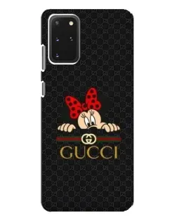 Чехол для Samsung Galaxy S20 Plus с картинкой «Минни Маус Gucci — черный»