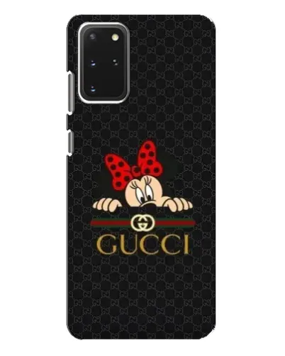 Чехол для Samsung Galaxy S20 Plus с картинкой «Минни Маус Gucci — черный»