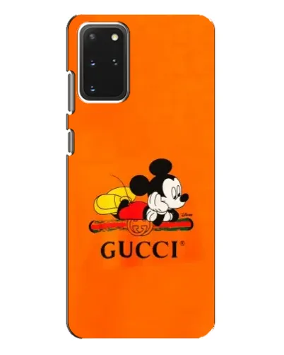 Чехол для Samsung Galaxy S20 Plus с картинкой «Микки Маус Gucci — оранж» Чехол для Samsung Galaxy S20 Plus с картинкой «Микки Маус Gucci — оранж»