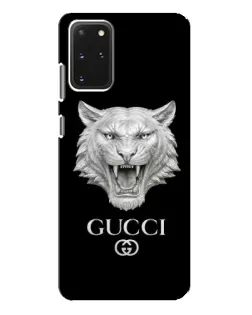 Чехол для Samsung Galaxy S20 Plus с картинкой «Gucci — серебряный лев»