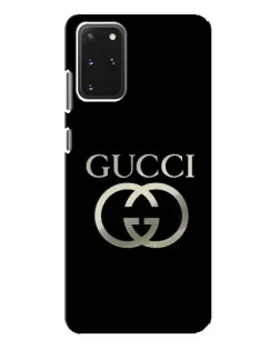 Чехол для Samsung Galaxy S20 Plus с картинкой «Gucci — золото на черном»
