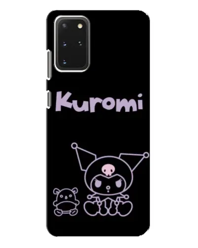 Чехол для Samsung Galaxy S20 Plus с картинкой «Kuromi — черный минимализм» Чехол для Samsung Galaxy S20 Plus с картинкой «Kuromi — черный минимализм»