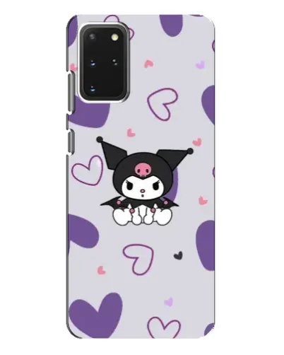 Чехол для Samsung Galaxy S20 Plus с картинкой «Kuromi и лавандовые сердца» Чехол для Samsung Galaxy S20 Plus с картинкой «Kuromi и лавандовые сердца»