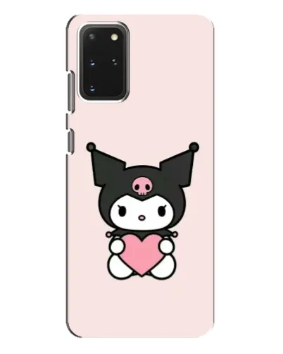 Чехол для Samsung Galaxy S20 Plus с картинкой «Kuromi и сердце» Чехол для Samsung Galaxy S20 Plus с картинкой «Kuromi и сердце»
