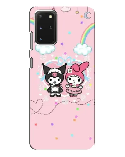 Чехол для Samsung Galaxy S20 Plus с картинкой «My Melody и Kuromi» Чехол для Samsung Galaxy S20 Plus с картинкой «My Melody и Kuromi»