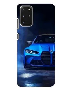 Чехол для Samsung Galaxy S20 Plus с картинкой «Голубая BMW M4»