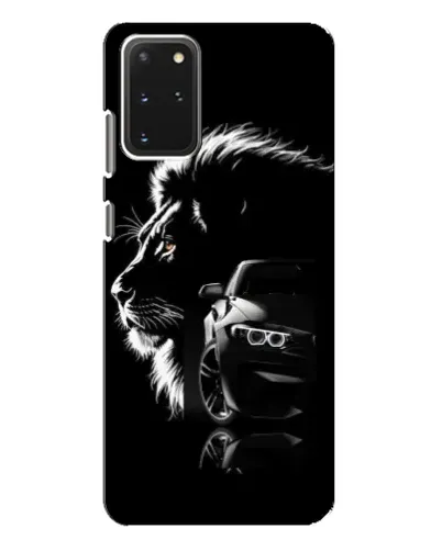 Чехол для Samsung Galaxy S20 Plus с картинкой «BMW и лев» Чехол для Samsung Galaxy S20 Plus с картинкой «BMW и лев»