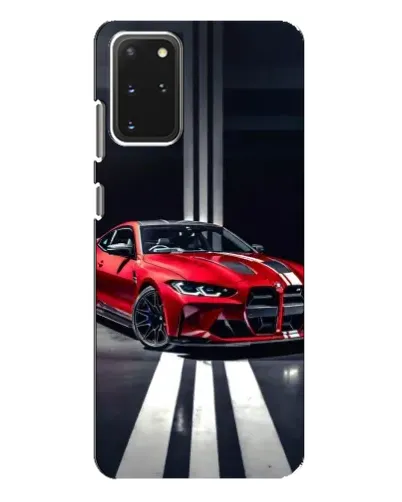 Чехол для Samsung Galaxy S20 Plus с картинкой «Красная BMW на дороге» Чехол для Samsung Galaxy S20 Plus с картинкой «Красная BMW на дороге»