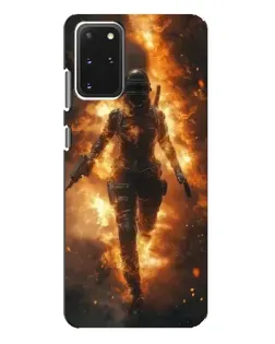 Чехол для Samsung Galaxy S20 Plus с картинкой «BMW — скорость в дожде»