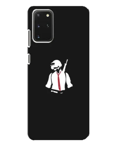 Чехол для Samsung Galaxy S20 Plus с картинкой «PUBG — силуэт воина» Чехол для Samsung Galaxy S20 Plus с картинкой «PUBG — силуэт воина»