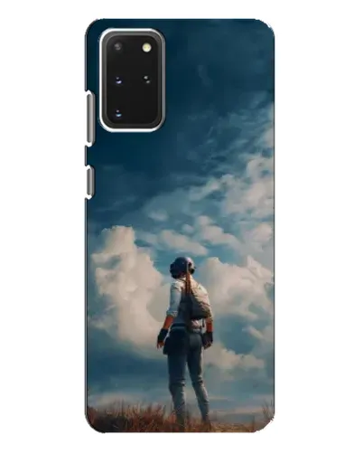 Чехол для Samsung Galaxy S20 Plus с картинкой «Герой PUBG на скале» Чехол для Samsung Galaxy S20 Plus с картинкой «Герой PUBG на скале»