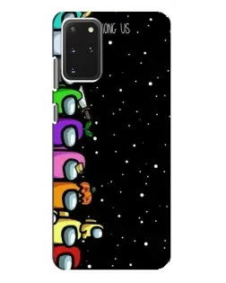 Чехол для Samsung Galaxy S20 Plus с картинкой «Команда Among Us»