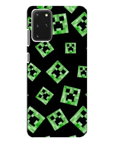 Чехол для Samsung Galaxy S20 Plus с картинкой «Паттерн с криперами» Чехол для Samsung Galaxy S20 Plus с картинкой «Паттерн с криперами»