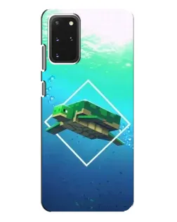 Чехол для Samsung Galaxy S20 Plus с картинкой «Черепаха Minecraft»