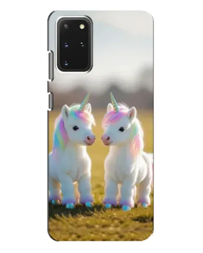 Чехол для Samsung Galaxy S20 Plus с картинкой «Пара единорогов» Чехол для Samsung Galaxy S20 Plus с картинкой «Пара единорогов»