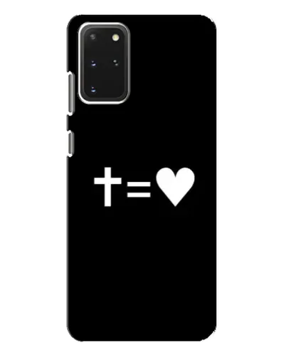 Чехол для Samsung Galaxy S20 Plus с картинкой «Крест и Сердце» Чехол для Samsung Galaxy S20 Plus с картинкой «Крест и Сердце»