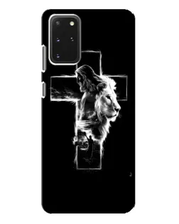 Чохол для Samsung Galaxy S20 Plus з картинкою «Сяючий хрест Jesus»