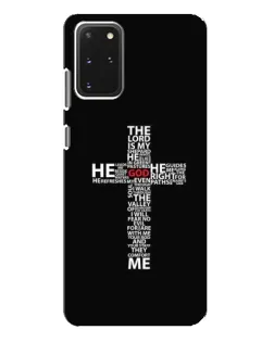 Чохол для Samsung Galaxy S20 Plus з картинкою «Текстовий хрест»