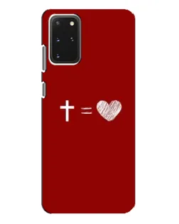 Чохол для Samsung Galaxy S20 Plus з картинкою «Рівняння любові»