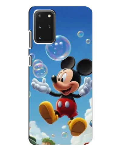Чехол для Samsung Galaxy S20 Plus с картинкой «Mickey и мыльные пузыри»