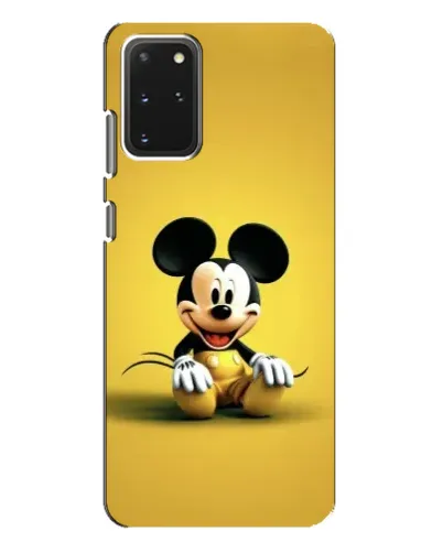 Чехол для Samsung Galaxy S20 Plus с картинкой «Микки на желтом»