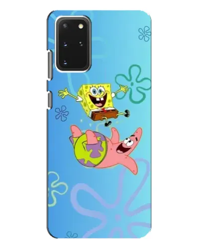 Чехол для Samsung Galaxy S20 Plus с картинкой «Спанч Боб и Патрик»