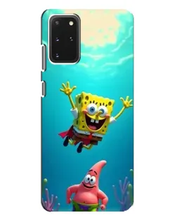 Чехол для Samsung Galaxy S20 Plus с картинкой «Спанч Боб под водой»