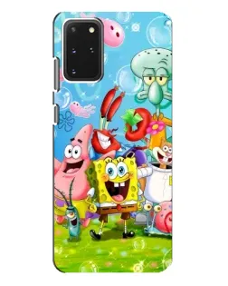Чехол для Samsung Galaxy S20 Plus с картинкой «Губка Боб и друзья»