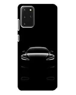 Чехол для Samsung Galaxy S20 Plus с картинкой «Силуэт Tesla Night»