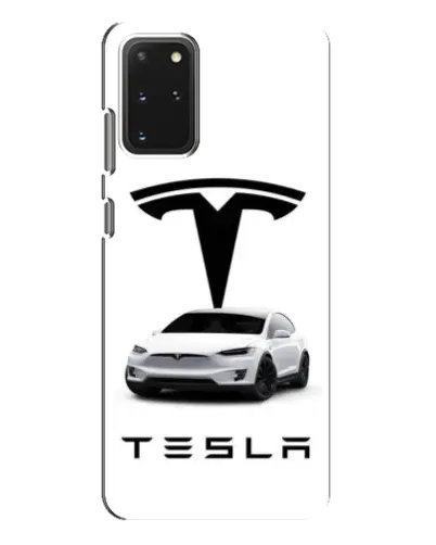 Чехол для Samsung Galaxy S20 Plus с картинкой «Tesla White Style» Чехол для Samsung Galaxy S20 Plus с картинкой «Tesla White Style»
