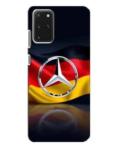 Чехол для Samsung Galaxy S20 Plus с картинкой «Mercedes — флаг Германии» Чехол для Samsung Galaxy S20 Plus с картинкой «Mercedes — флаг Германии»