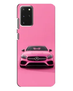 Чехол для Samsung Galaxy S20 Plus с картинкой «Розовый Mercedes AMG»
