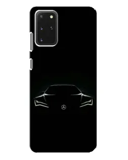 Чехол для Samsung Galaxy S20 Plus с картинкой «Mercedes — силуэт авто»
