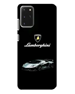 Чехол для Samsung Galaxy S20 Plus с картинкой «Логотип Lamborghini классика»