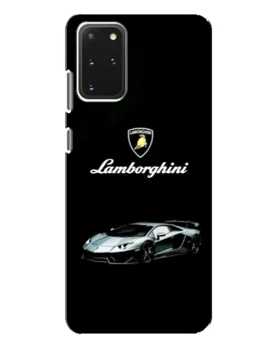 Чехол для Samsung Galaxy S20 Plus с картинкой «Логотип Lamborghini классика»
