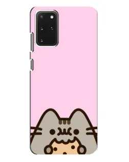 Чехол для Samsung Galaxy S20 Plus с картинкой «Pusheen и печенье»