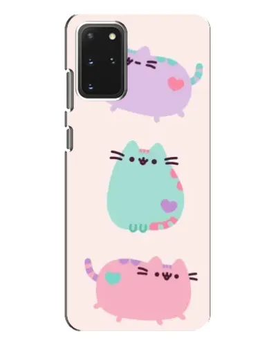 Чехол для Samsung Galaxy S20 Plus с картинкой «Pusheen трио»