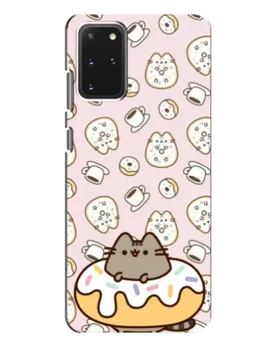 Чехол для Samsung Galaxy S20 Plus с картинкой «Пушин на пончике»