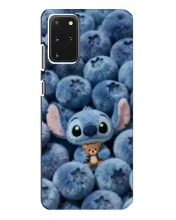 Чехол для Samsung Galaxy S20 Plus с картинкой «Стич и голубика» Чехол для Samsung Galaxy S20 Plus с картинкой «Стич и голубика»